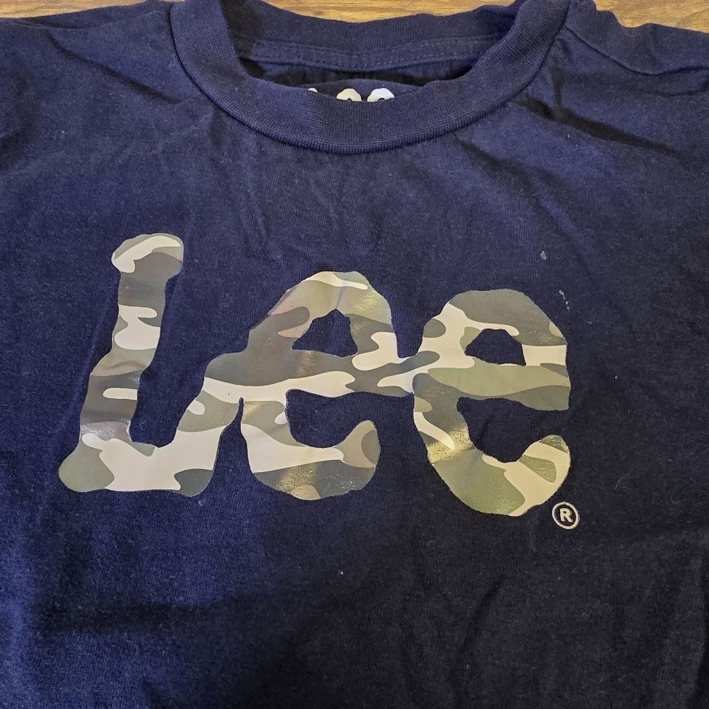 Lee Boys size 7 Navy Blue T-Shirt - Picture 5 of 5